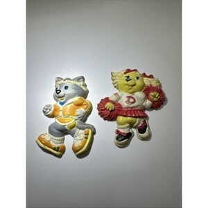 Vintage Get Along Gang Refrigerator Magnets Lot of 2 PVC 1985 American Greetings